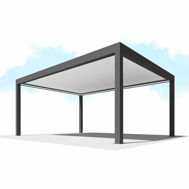 Пергола Сити-Форм Pergola В500-25П Bioclimatic с поворотными ламелями ЛАМЕЛЬ 250 X 53 (4,5х2,5) 1 модуль