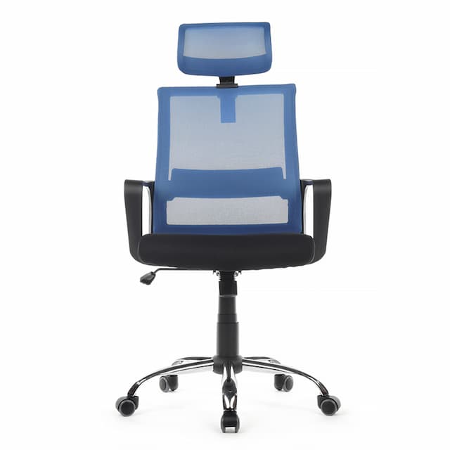 Кресло Riva Chair Mint RCH 1029HB чёрный/синий