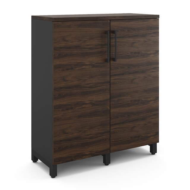 Шкаф распашной Kobor HR/3-90/40/M black/charlston