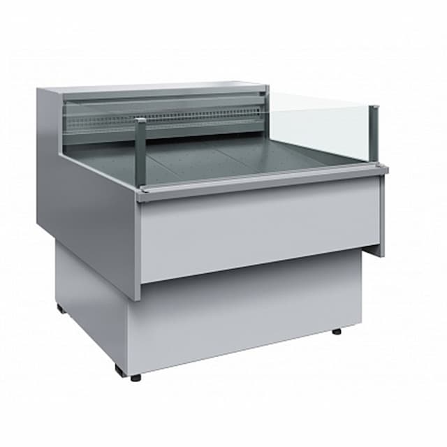Витрина холодильная Полюс BAVARIA 2 GC110 SP 0,94-2 (с боковинами, рыба на льду) 0011-9006